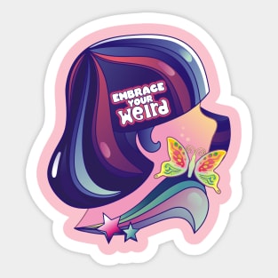 Embrace Your Weird Sticker